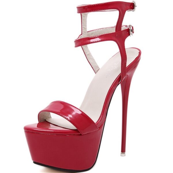 Bergazi Platform Strappy Stiletto High Heels
