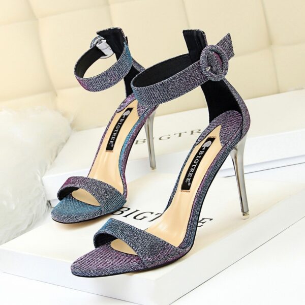 Bergazi Korean fashion metal high heels