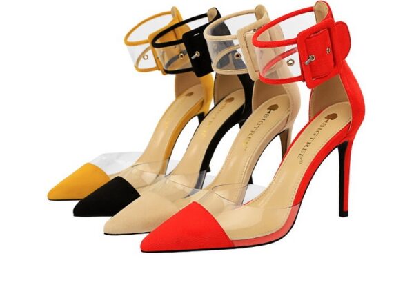 Bergazi Transparent high heels
