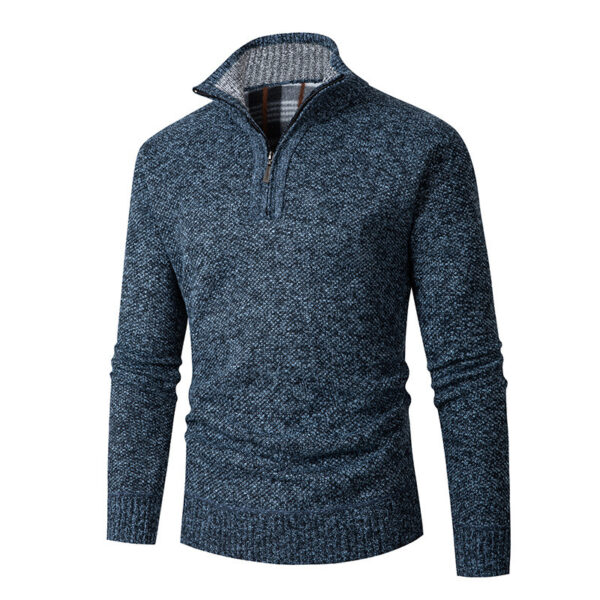 Men's Zipper Sweater Long Sleeve Loose