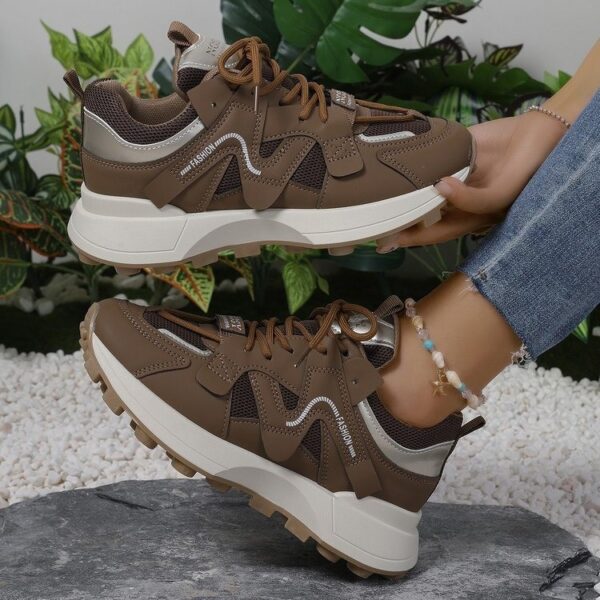 Foreign Trade Casual Sneaker Clunky Shoes Online Red Shoes